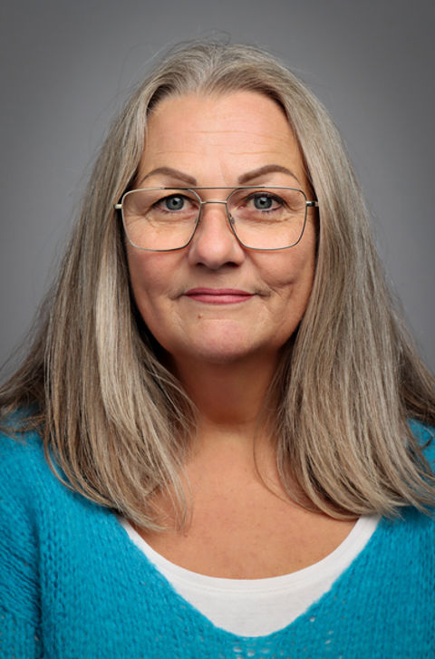 En person med langt hår En person med langt hår
