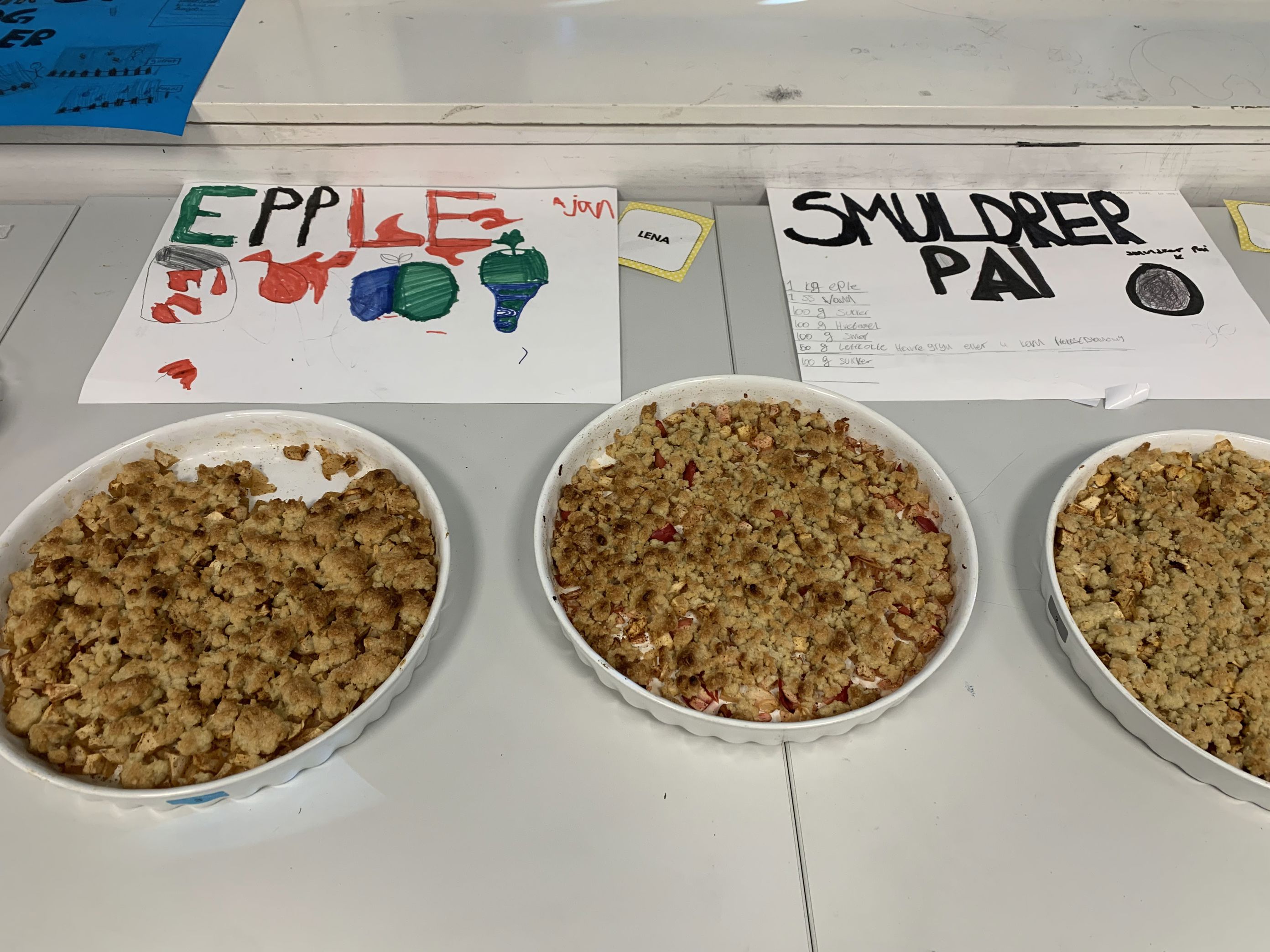 en gruppe *** med mat