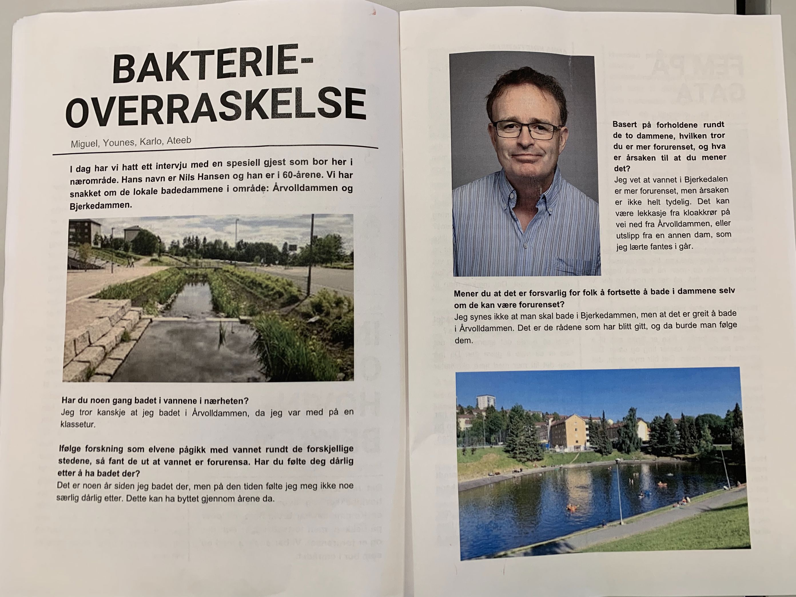 a man's identification card