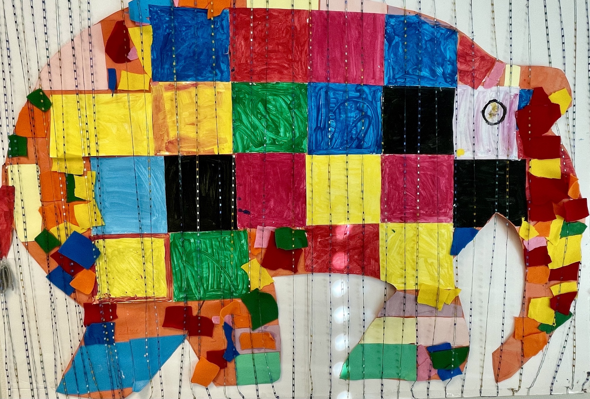 En gruppe fargerike slips